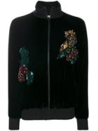 P.a.r.o.s.h. Embroidered Ricamo Jacket - Black