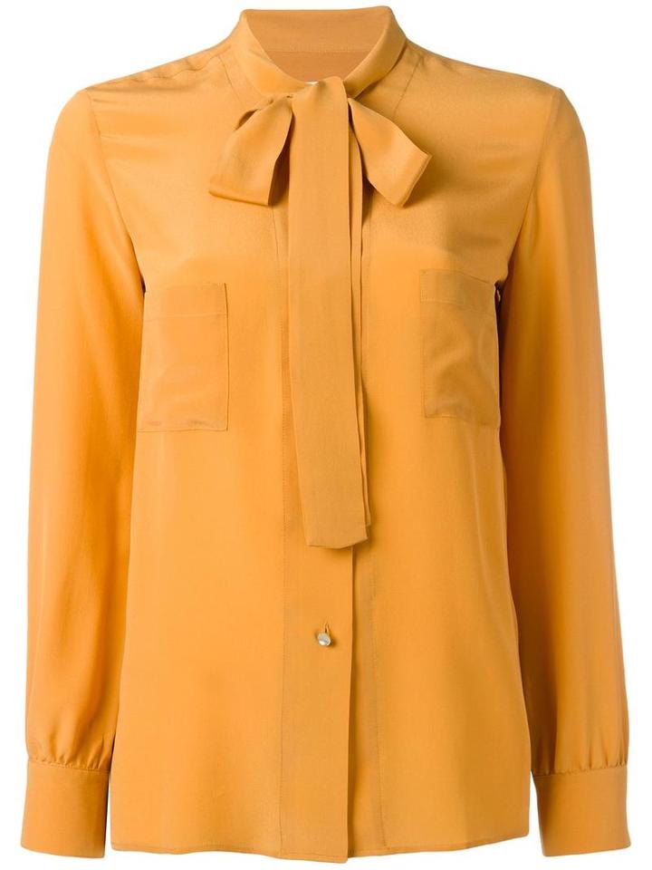 Golden Goose Deluxe Brand Chicago Shirt, Women's, Size: Small, Yellow/orange, Silk