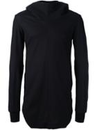 Devoa Plain Hoodie, Men's, Size: 3, Black, Cotton/polyester