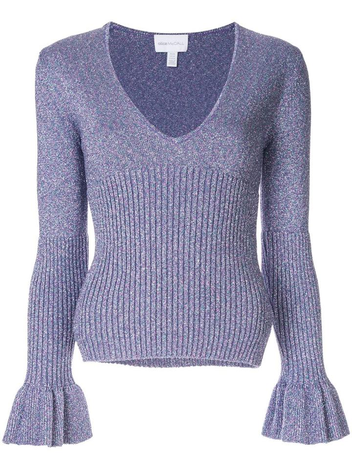 Alice Mccall Love Letters Knitted Top - Purple