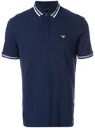 Emporio Armani Logo Polo Shirt - Blue
