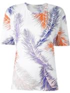 Emilio Pucci 'leaves' Print T-shirt, Women's, Size: Medium, Cotton