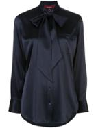 Sies Marjan Tied Neckline Blouse - Blue