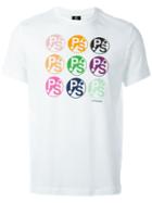 Ps By Paul Smith Logo Print T-shirt, Men's, Size: Xl, White, Cotton