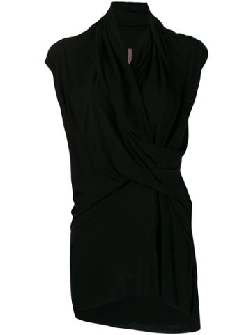 Rick Owens Lilies Gathered Top - Black