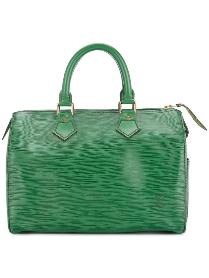 Louis Vuitton Vintage Epi Speedy 25 Tote - Green