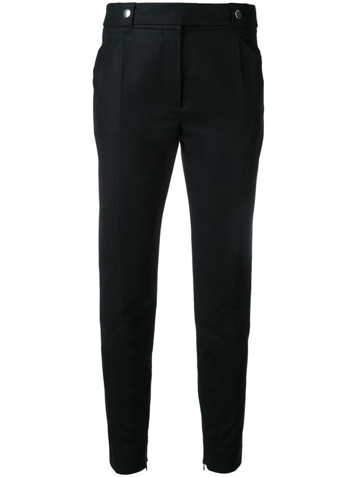 Courrèges Slim Press Stud Trousers - Black