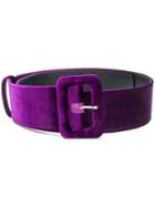 Attico Classic Buckled Belt - Pink & Purple