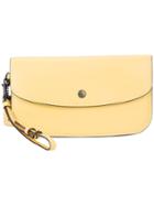 Coach Floral Interior Large Clutch - Yellow & Orange