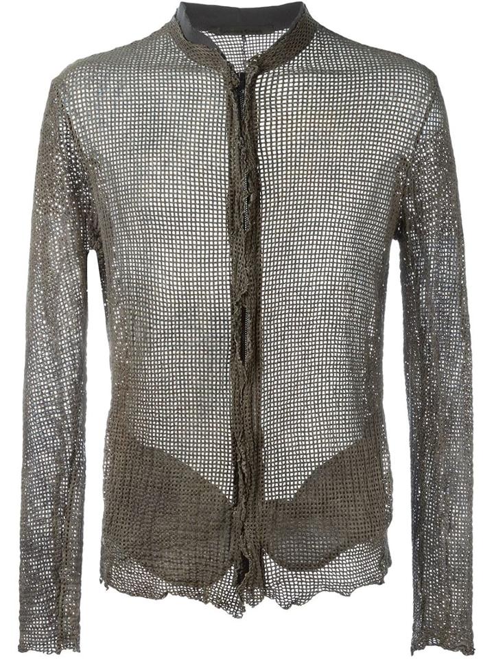 Salvatore Santoro Perforated Zip Front Jacket