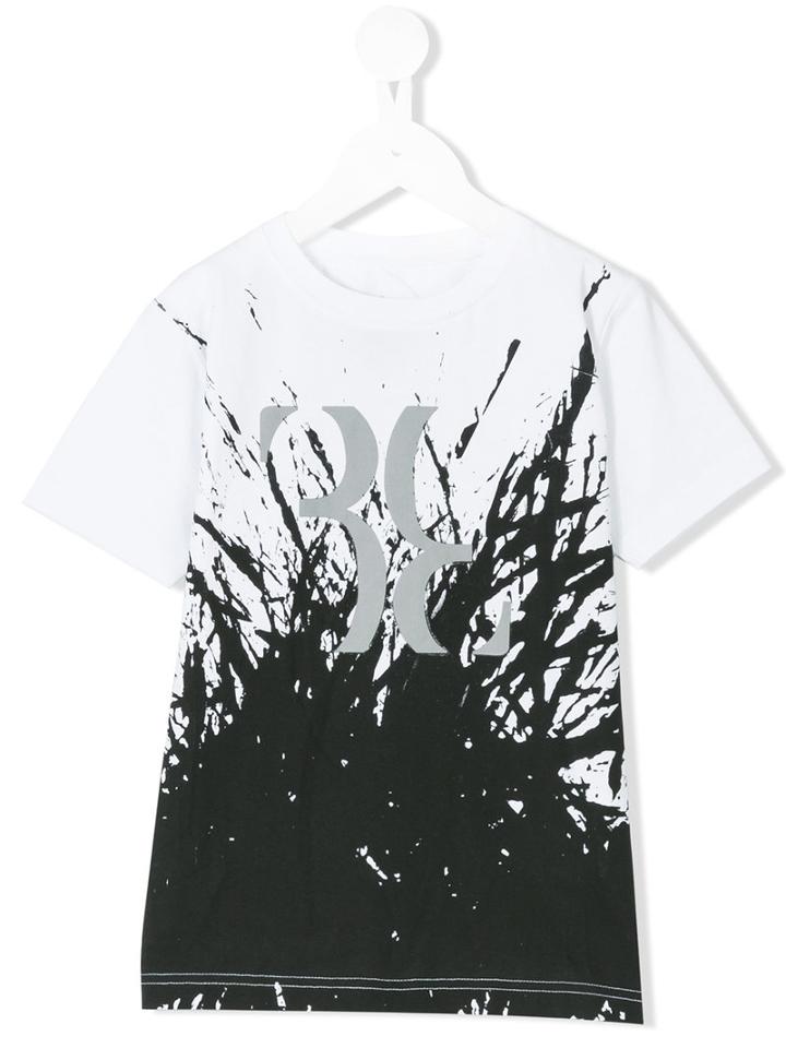 Billionaire Kids - Paint Splash T-shirt - Kids - Cotton - 3 Yrs, White