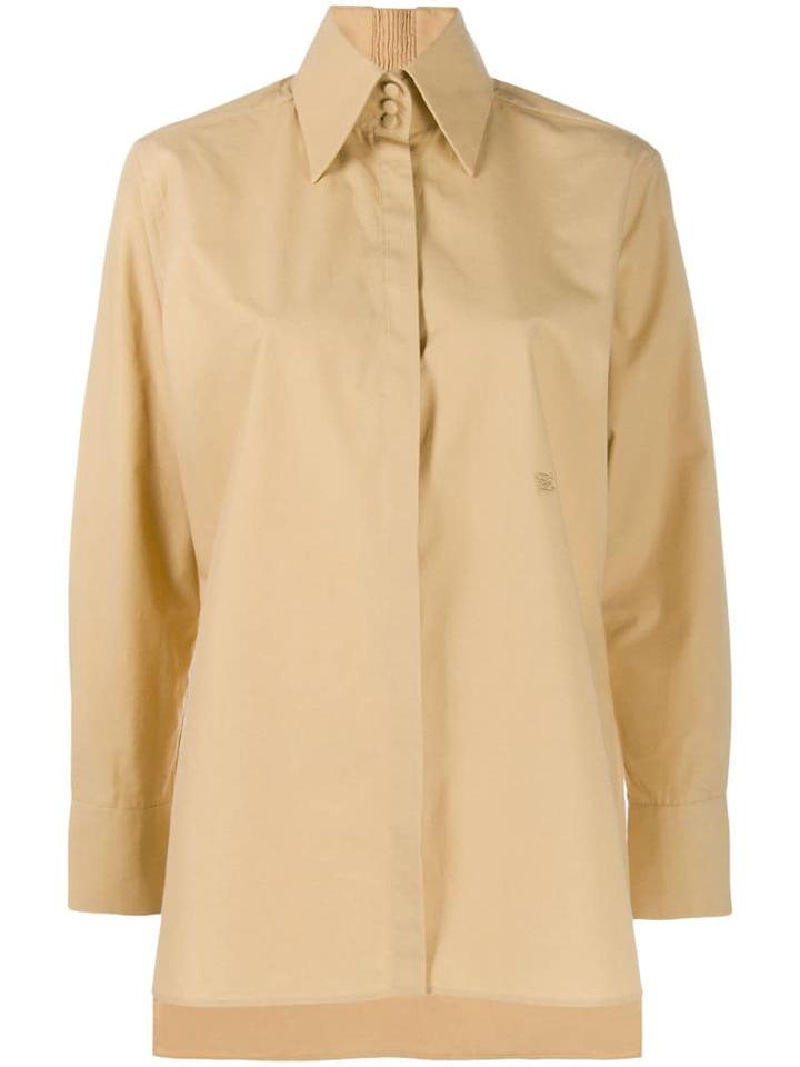 Fendi Ff Karligraphy Shirt - Neutrals
