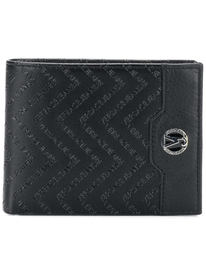 Versace Jeans Embossed Wallet - Black