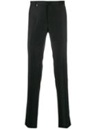Philipp Plein Tailored Straight Leg Trousers - Black