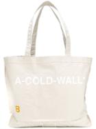A-cold-wall* Large Shoulder Bag, Men's, Nude/neutrals, Cotton