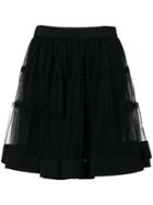 Moschino Tulle Mini Skirt - Black