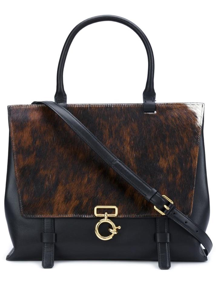 Derek Lam 10 Crosby 'ave A' Top Handle Satchel, Women's, Black, Leather