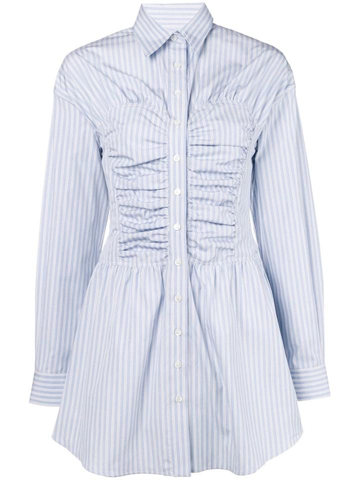 Melampo Oversized Shirt Dress - Blue