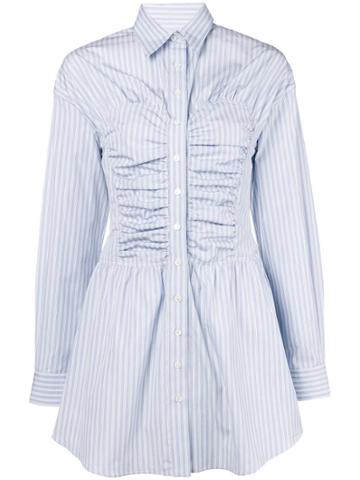 Melampo Oversized Shirt Dress - Blue