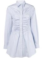 Melampo Oversized Shirt Dress - Blue
