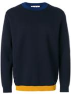 Marni Contrast Trim Sweater - Blue