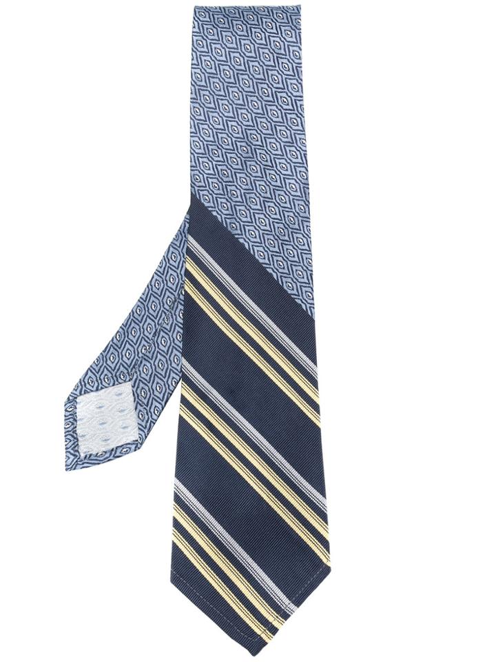 Marni Contrast Tie - Blue