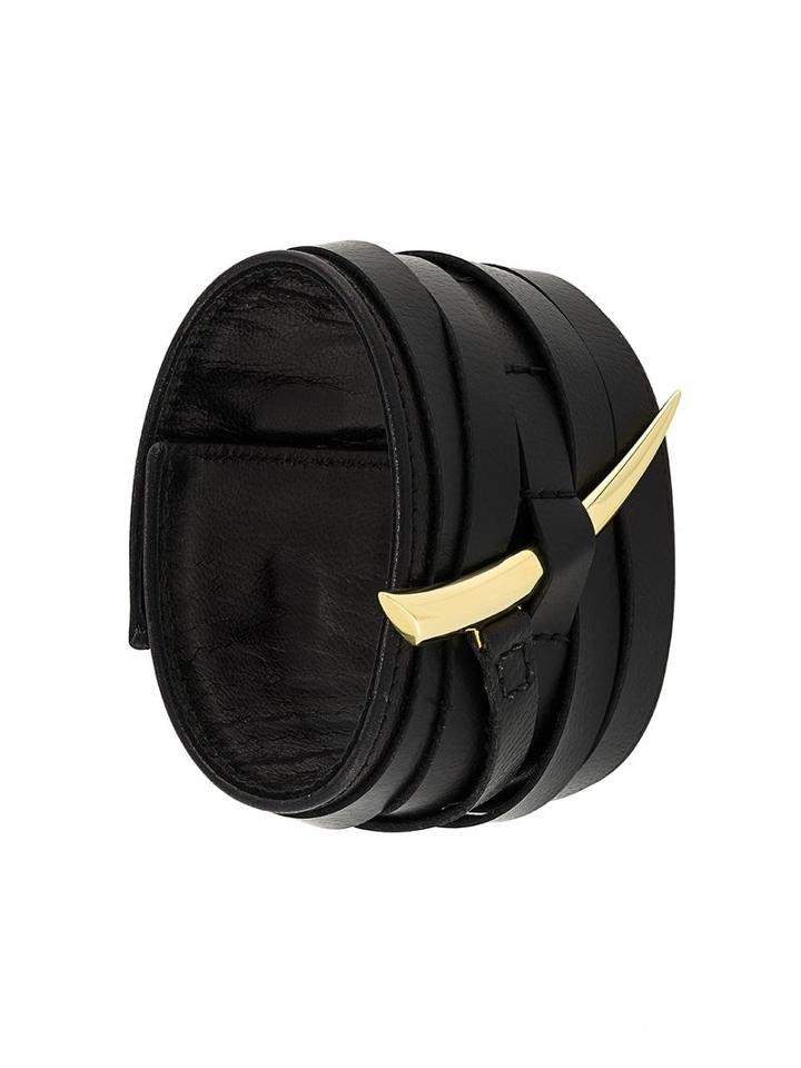 Shaun Leane 'sabre' Leather Cuff, Women's, Black