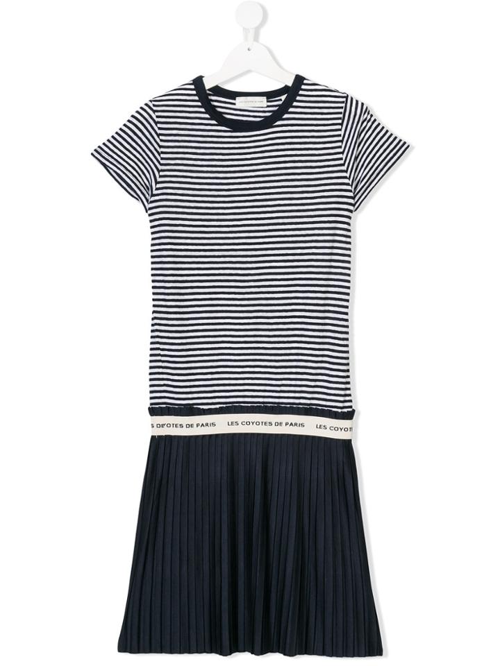 Les Coyotes De Paris Teen Short-sleeve Dress - Blue