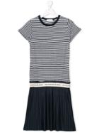 Les Coyotes De Paris Teen Short-sleeve Dress - Blue