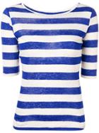 Bellerose Stripe Short-sleeve T-shirt - Blue