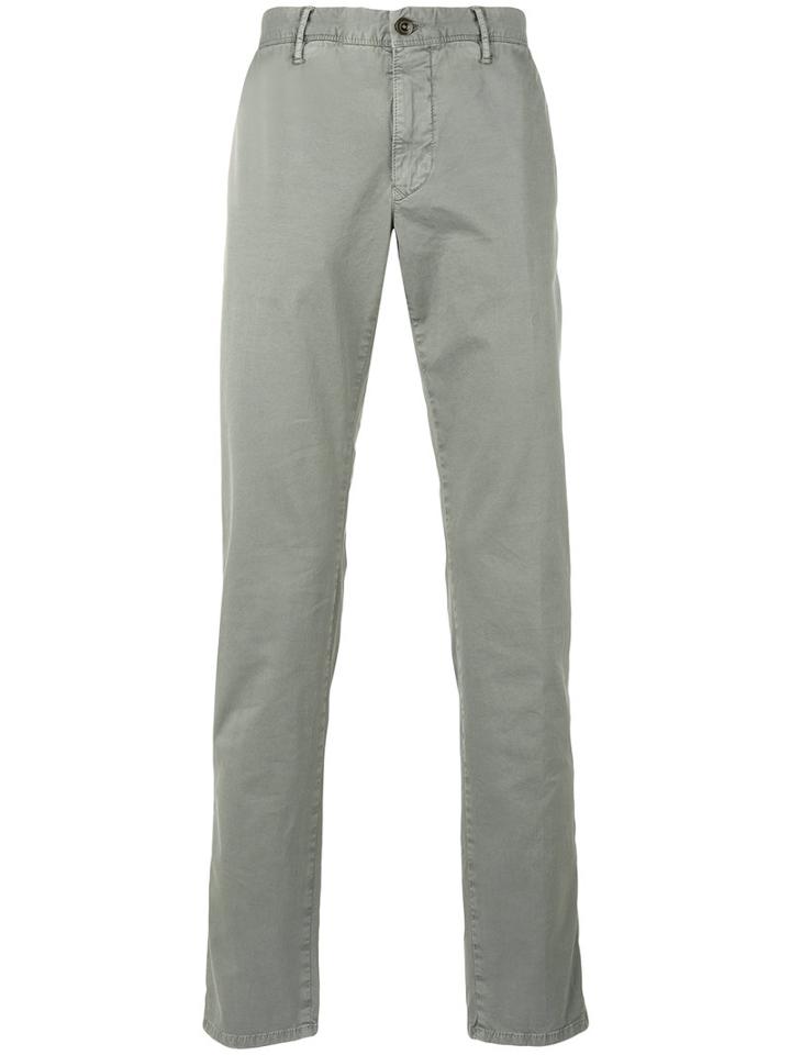 Incotex - Classic Chinos - Men - Cotton/spandex/elastane - 34, Grey, Cotton/spandex/elastane
