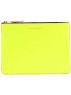 Comme Des Garçons Wallet Super Fluo Clutch Wallet - Yellow
