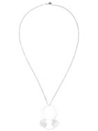 Bernhard Willhelm Pacifier Pendant Necklace, Women's, Metallic, Aluminium/silver Plated Brass
