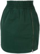 Nº21 Zip Detail Skirt - Green