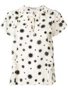 Red Valentino Starry Print Blouse - Neutrals