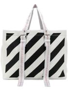 Off-white Diagonal Print Tote