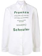 Proenza Schouler Printed Logo Shirt - White