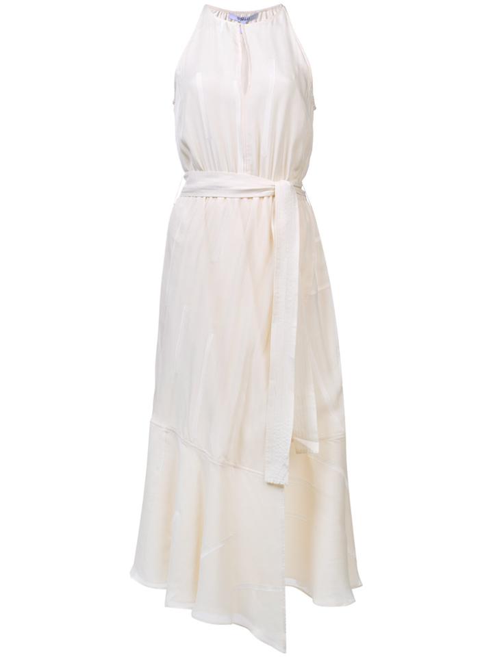 Derek Lam 10 Crosby Asymmetrical Hem Tank Dress - Nude & Neutrals