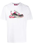 Mostly Heard Rarely Seen Sneaker Design T-shirt - White