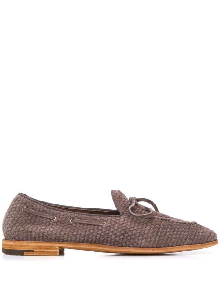 Premiata Woven Loafers - Brown