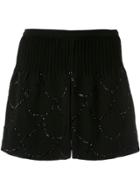 Andrea Bogosian Shorts Pie Couture Ab - Black