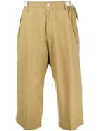 Sacai - Grid Print Trousers - Men - Cotton - 1, Brown, Cotton