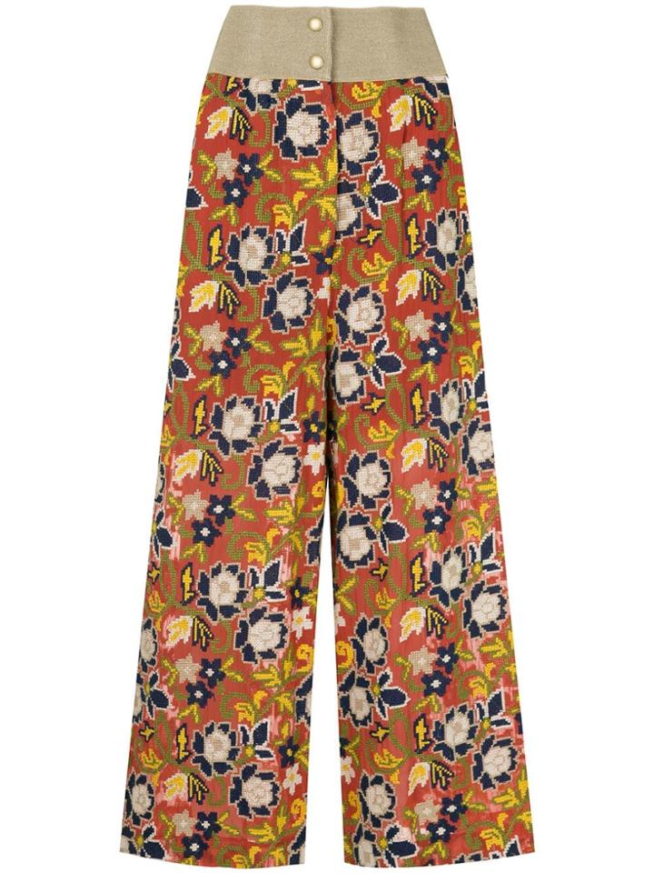 Muller Of Yoshiokubo Abiquiu Wide Pants - Orange