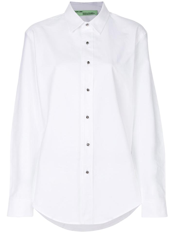 Off-white Button Detail Shirt