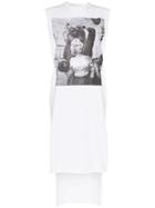 Christopher Kane Marilyn Monroe-print Sleeveless Dress - White