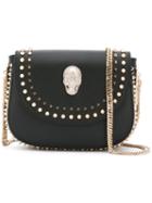 Philipp Plein 'ajo' Mini Shoulder Bag, Women's, Black, Leather/metal