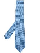 Borrelli Printed Tie - Blue
