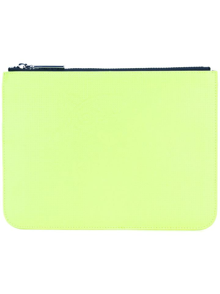 Kenzo - Tiger Clutch - Women - Pvc - One Size, Yellow/orange, Pvc
