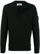 Stone Island Welt Detail Jumper - Black