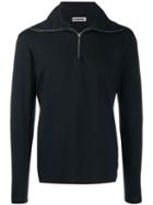Jil Sander Zip-up Sweatshirt - Blue
